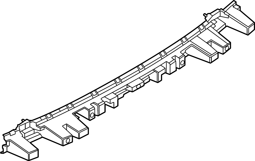View M1PZ17754A Bumper Cover Insulator Full-Sized Product Image