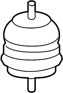 View 22887775 Engine Mount (Front, Rear) Full-Sized Product Image