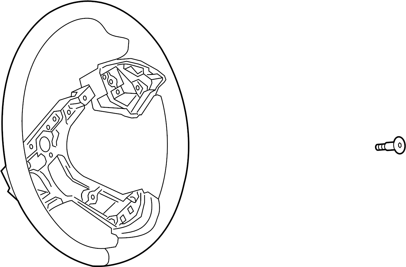 View 23200924 Steering Wheel Full-Sized Product Image