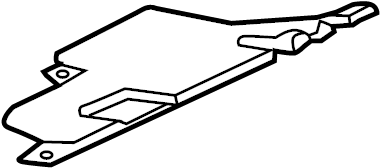 View 92214444 Seat Frame Trim Panel (Front, Rear, Lower) Full-Sized Product Image
