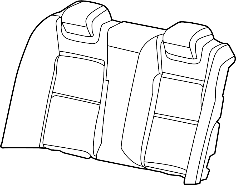 View 92247334 Seat Back Cushion Cover (Rear) Full-Sized Product Image