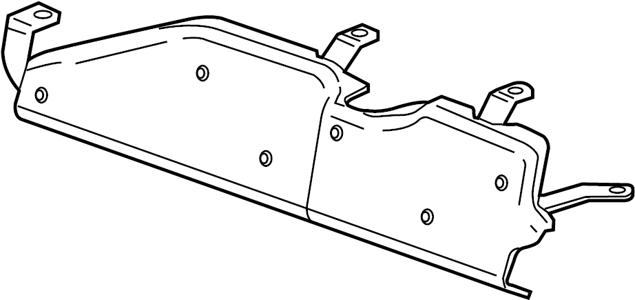 View 12642134 Exhaust Manifold Heat Shield Full-Sized Product Image