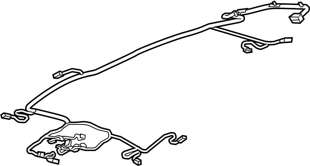 View 22739535 Headliner Wiring Harness (Right, Front) Full-Sized Product Image