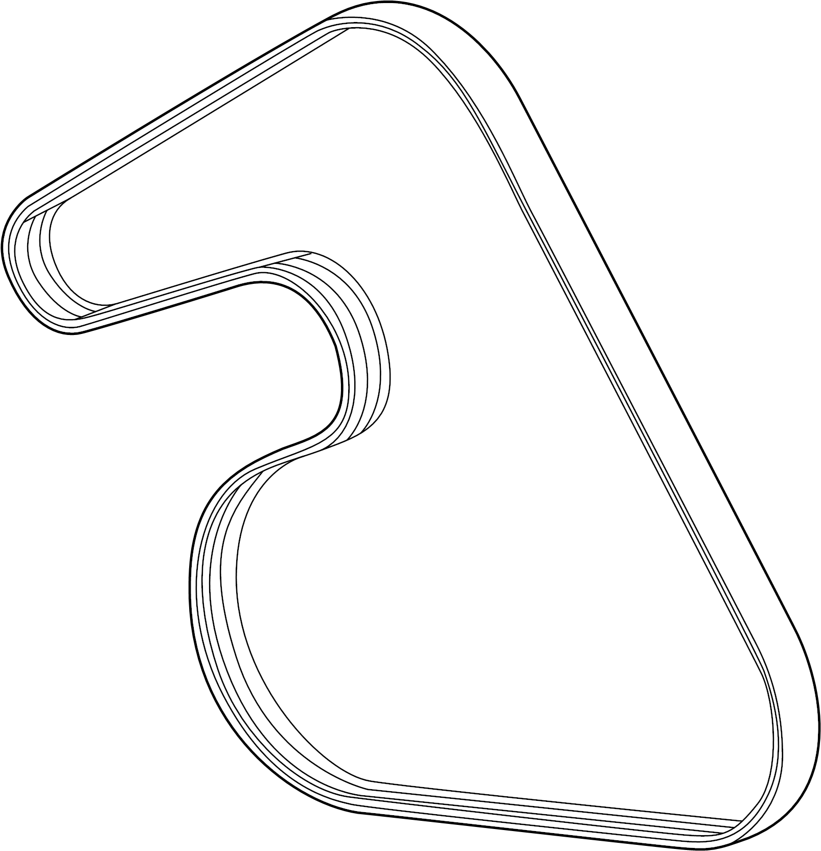 Chevrolet Cruze Serpentine Belt 55578811 GM Parts Wholesale Canada