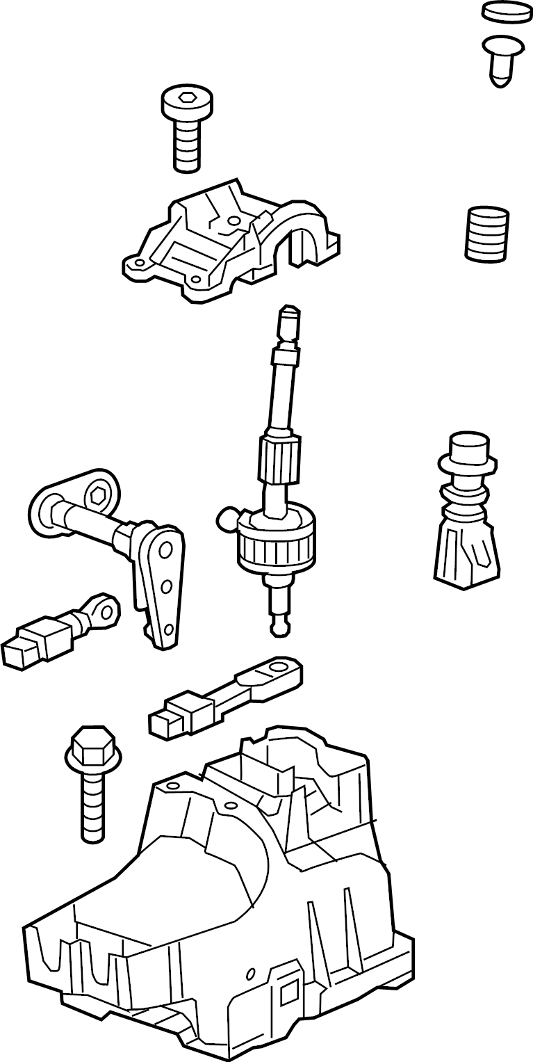 View 24460-RPP-A00 LEVER, SELECT Full-Sized Product Image
