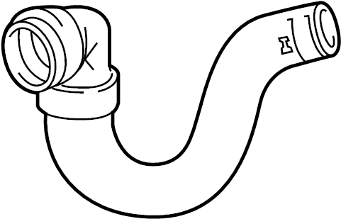 View 39057860 Radiator Coolant Hose (Lower) Full-Sized Product Image