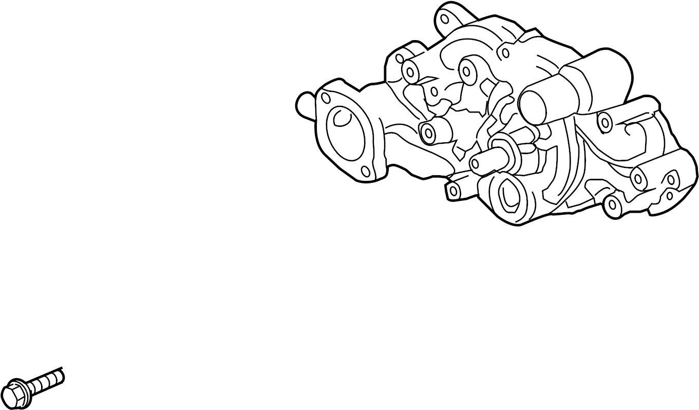 View 19207665 Engine Water Pump Full-Sized Product Image