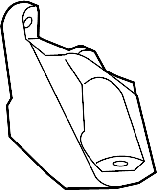 View 22843611 Engine Mount Bracket (Front, Rear, Lower) Full-Sized Product Image