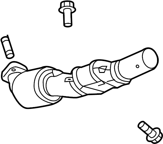 View 84338054 Catalytic Converter (Front) Full-Sized Product Image