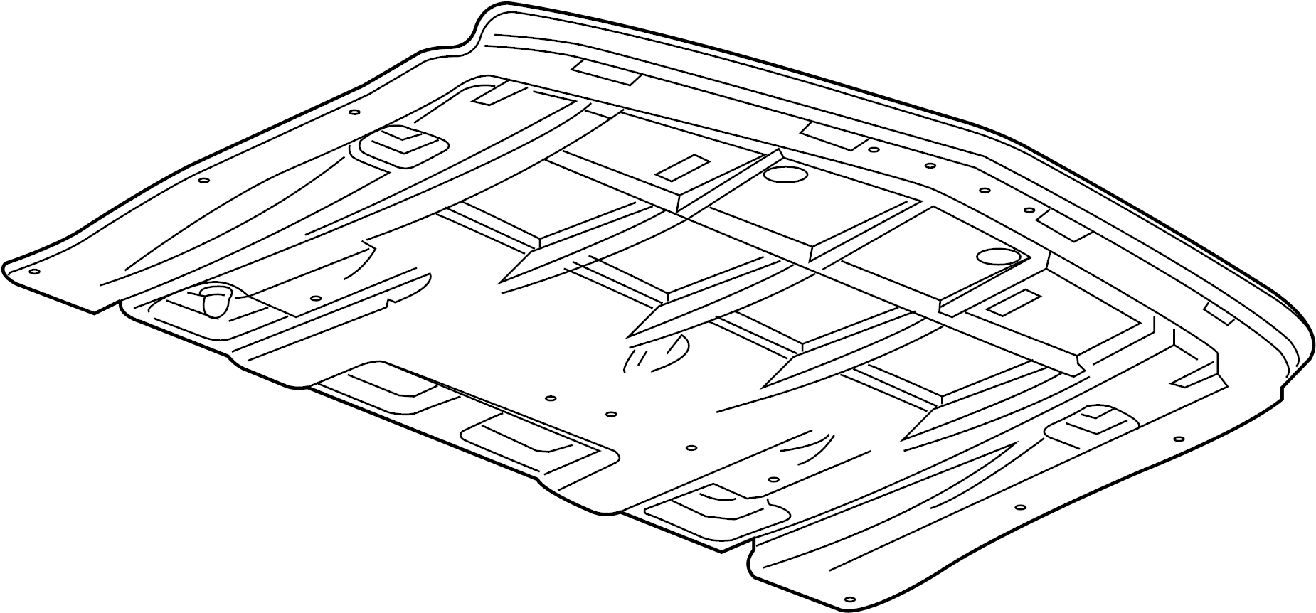 View 23329707 Radiator Support Splash Shield (Front, Upper, Lower) Full-Sized Product Image