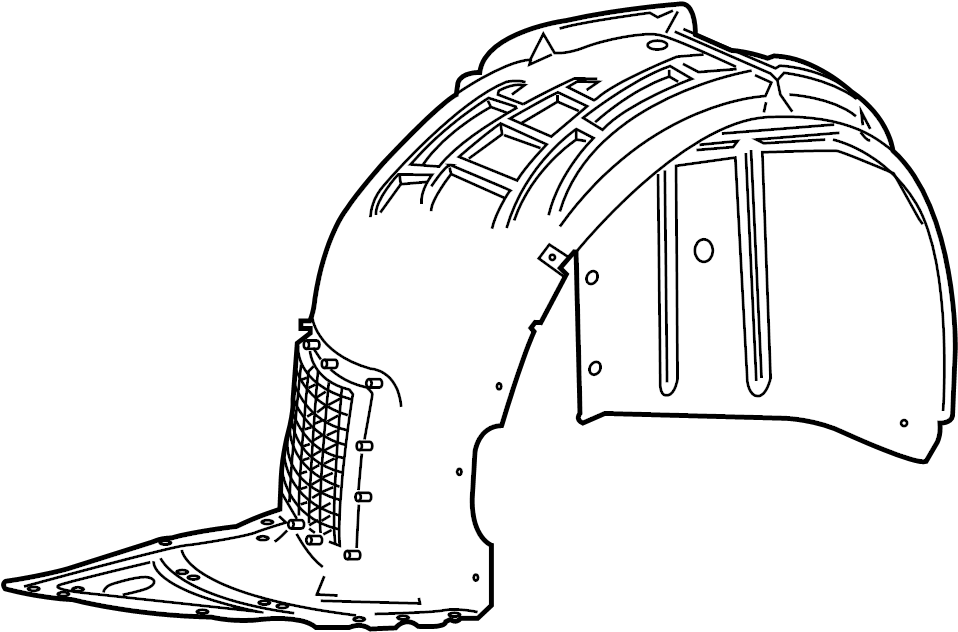 View 84922604 Fender Splash Shield (Front) Full-Sized Product Image