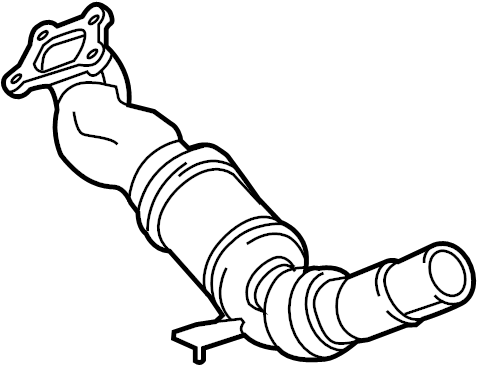 View 23463694 Catalytic Converter (Front) Full-Sized Product Image