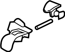 View 84139982 Seat Back Recliner Adjustment Handle (Right) Full-Sized Product Image