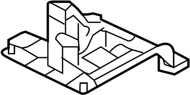 View 23499123 Seat Memory Control Module Bracket Full-Sized Product Image