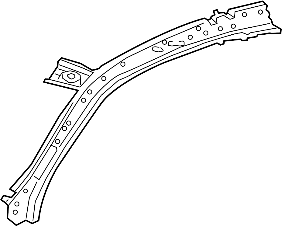 View 84046080 Body A-Pillar (Right, Front, Upper) Full-Sized Product Image