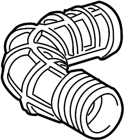 View 25098353 Engine Air Intake Hose (Rear) Full-Sized Product Image