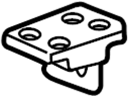 View 16639391 Striker. REINFORCEMENT. Plate.  Full-Sized Product Image