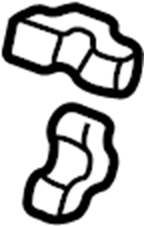 View 20134572 Floor Pan Heat Shield Bracket (Upper) Full-Sized Product Image