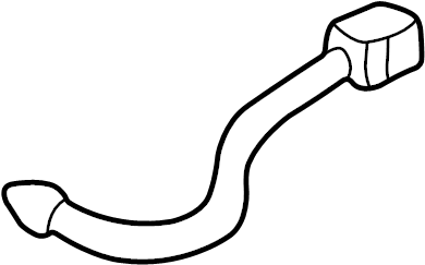 View 22163484 Brake Hydraulic Hose (Rear) Full-Sized Product Image