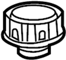 View 10305080 Cap. Reservoir. Assembly - Radiator Surge TK. Engine Coolant.  Full-Sized Product Image