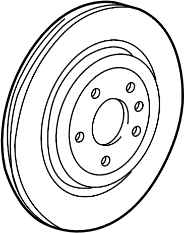 View 84951567 Disc Brake Rotor (Rear) Full-Sized Product Image