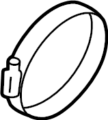 View 84370899 Engine Air Duct Clamp (Front, Rear) Full-Sized Product Image