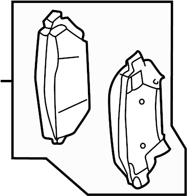View 18029828 Disc Brake Pad Set (Front) Full-Sized Product Image