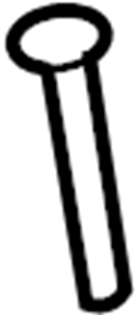 View 11609828 Screw. Bolt. Cowl.  Full-Sized Product Image