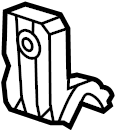 View 95016649 Radiator Mount Bracket (Upper) Full-Sized Product Image