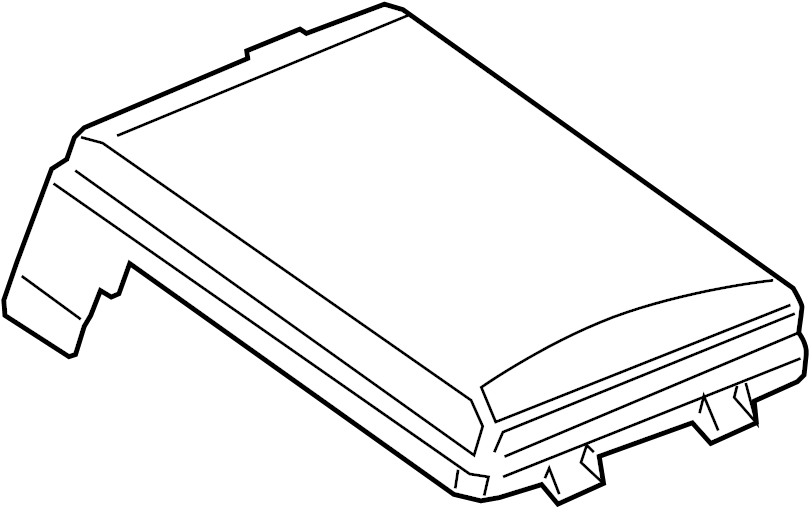 View 42386675 Fuse and Relay Center Cover (Upper) Full-Sized Product Image