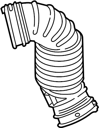 View 94537633 Engine Air Intake Hose Full-Sized Product Image
