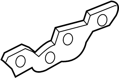 View 55575565 Vapor Canister Purge Solenoid Bracket Full-Sized Product Image