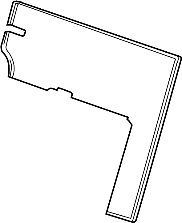 View 95017288 Seat Back Panel (Rear, Upper) Full-Sized Product Image