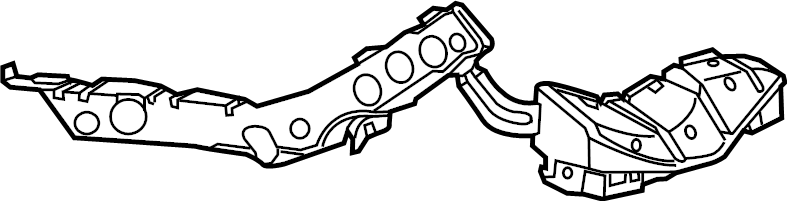 View 42371124 Bumper Cover Support Rail (Upper) Full-Sized Product Image