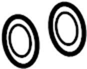 View 52456068 A/C Line O-Ring (Front, Rear, Upper) Full-Sized Product Image
