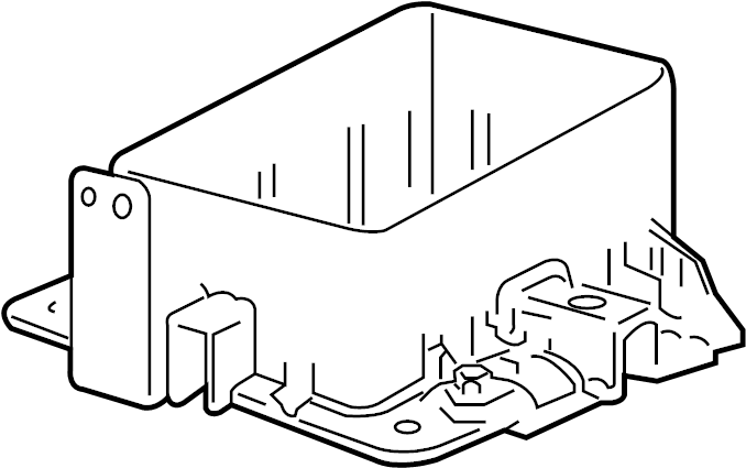 View 23445180 Battery Tray Full-Sized Product Image