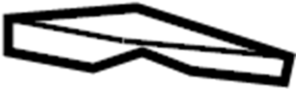 View 22752676 Rocker Panel Reinforcement Bracket (Lower) Full-Sized Product Image