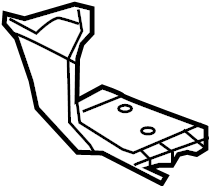 View 84240926 Bracket. (Front) Full-Sized Product Image