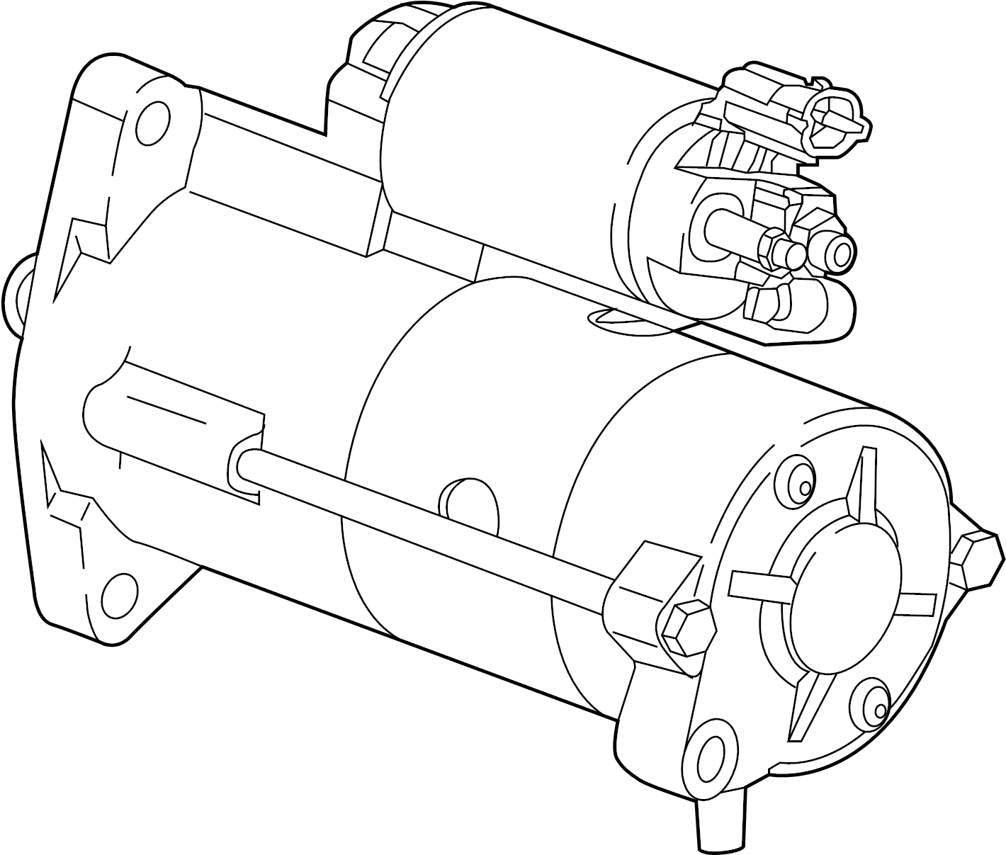 12673600 General Motors Starter Assembly GM Parts Depot, Ottawa Ontario