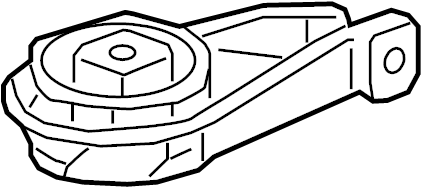 View 23356091 Automatic Transmission Mount (Rear) Full-Sized Product Image