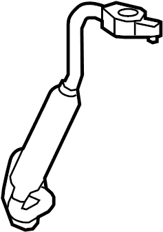 View 12627083 Pipe Assembly - TURBO Oil Feed.  Full-Sized Product Image