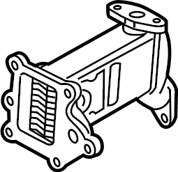View 55508011 Exhaust Gas Recirculation (EGR) Cooler Full-Sized Product Image