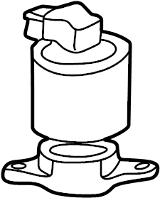 View 12633889 Exhaust Gas Recirculation (EGR) Valve Full-Sized Product Image