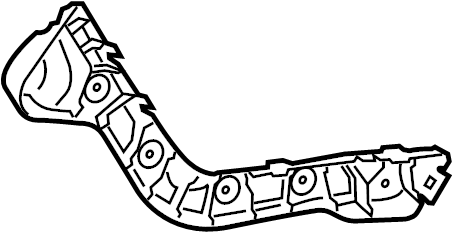 View 92286208 Bumper Cover Support Rail (Upper) Full-Sized Product Image