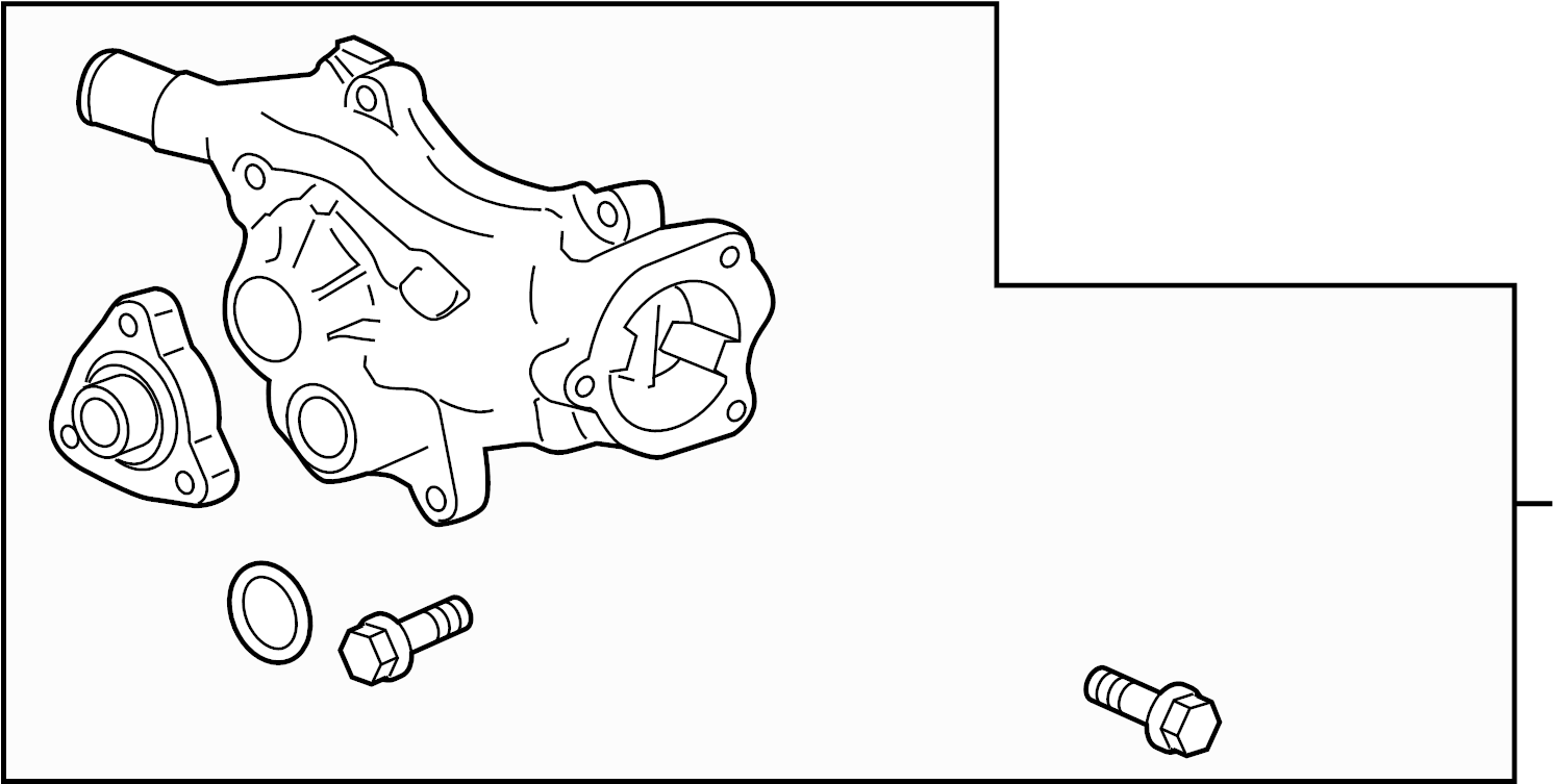 View 55580028 Pump Assembly - Water.  Full-Sized Product Image