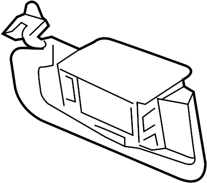 View 23223684 Sun Visor Full-Sized Product Image