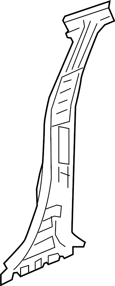 View 42546444 Body B-Pillar Reinforcement (Upper) Full-Sized Product Image