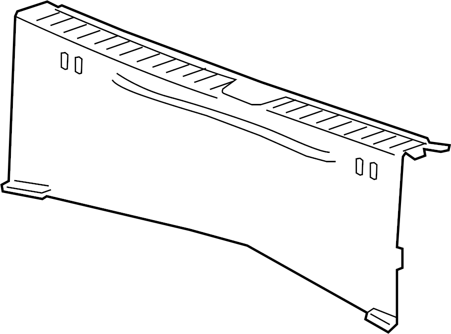 View 94556643 Liftgate Trim Scuff Plate (Rear) Full-Sized Product Image