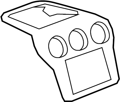 View 96850382 Instrument Panel Bezel (Lower) Full-Sized Product Image