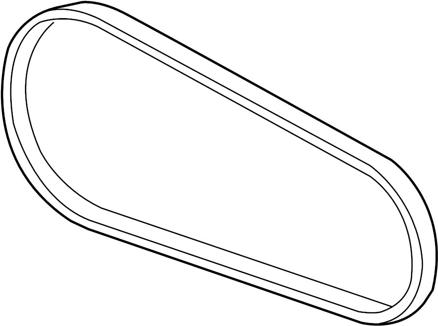 View 25195592 Accessory Drive Belt Full-Sized Product Image